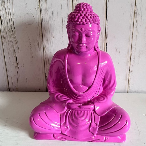 Pink Buddah statue - Picture 1 of 3